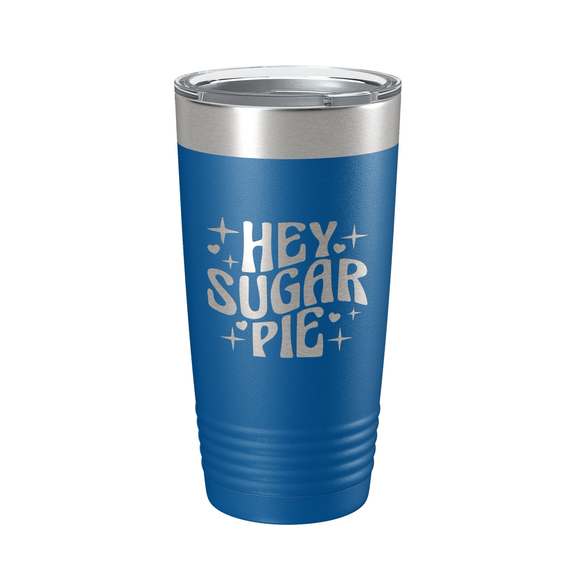 Hey Sugar Pie Tumbler Valentine's Day Travel Mug Gift Insulated Laser Engraved Coffee Cup Retro 20 oz-6