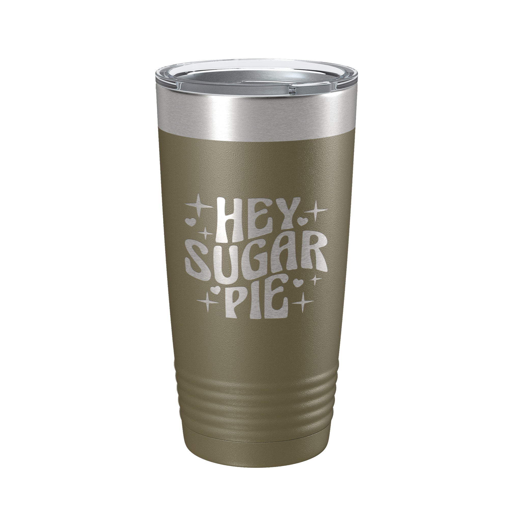 Hey Sugar Pie Tumbler Valentine's Day Travel Mug Gift Insulated Laser Engraved Coffee Cup Retro 20 oz-21