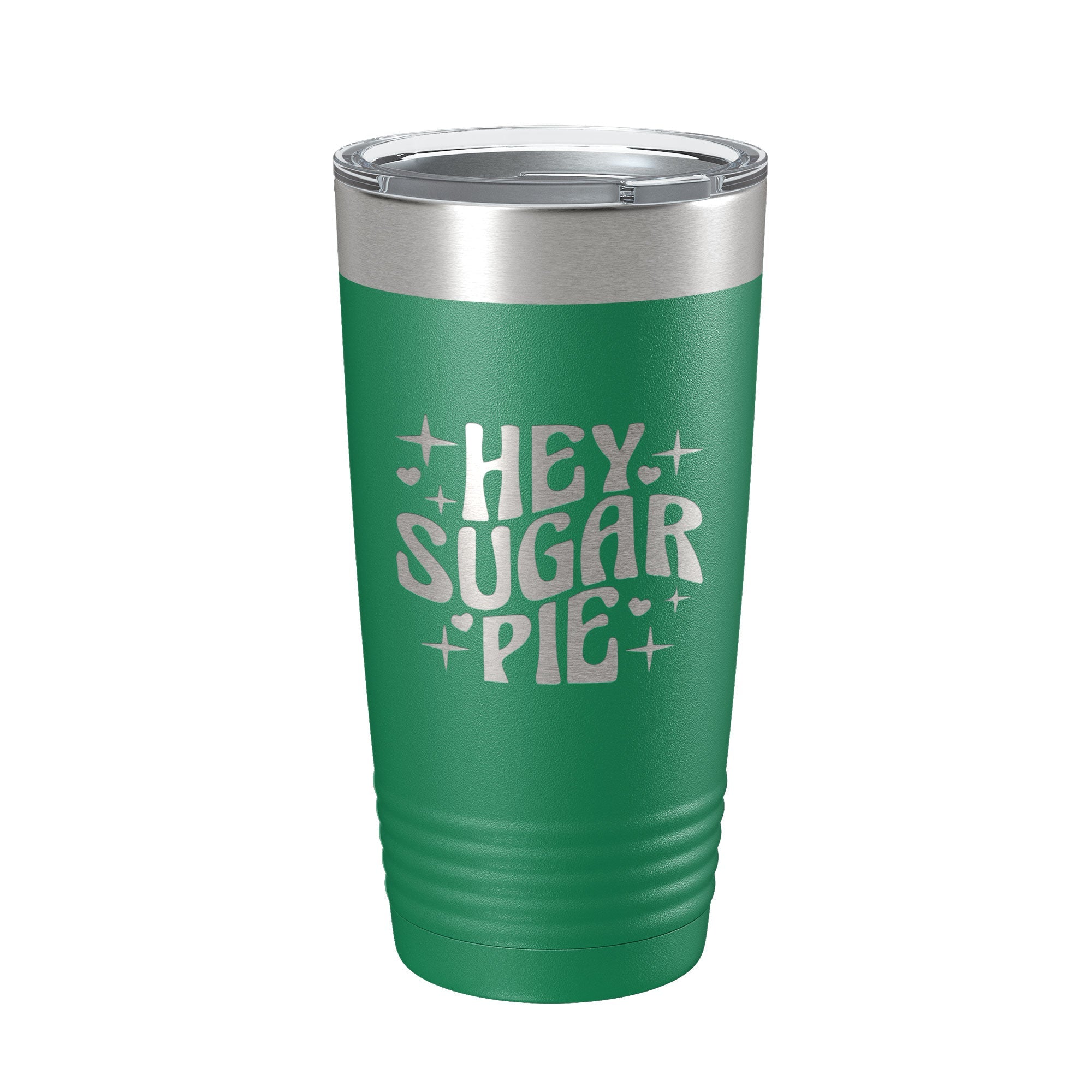 Hey Sugar Pie Tumbler Valentine's Day Travel Mug Gift Insulated Laser Engraved Coffee Cup Retro 20 oz-9