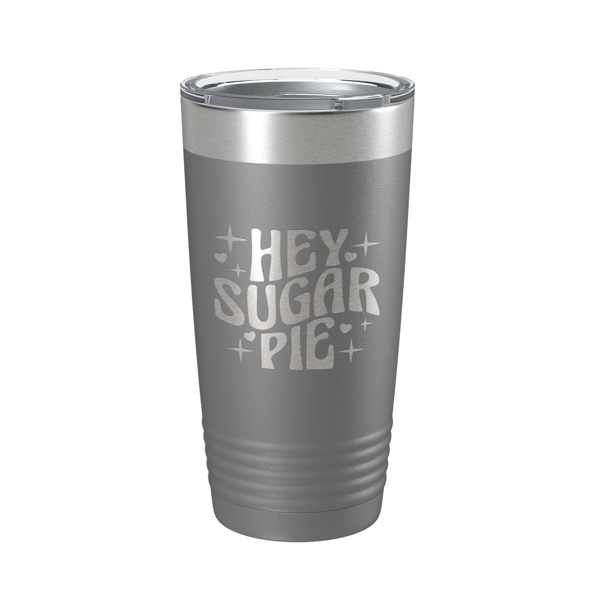 Hey Sugar Pie Tumbler Valentine's Day Travel Mug Gift Insulated Laser Engraved Coffee Cup Retro 20 oz-16